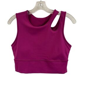 LULULEMON Mastered Motion Cropped Tank Top in Pink Magenta Purple Size 8
